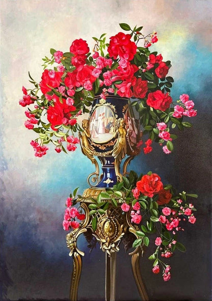 Vazoda Hayat Yağlı Boya Tablosu