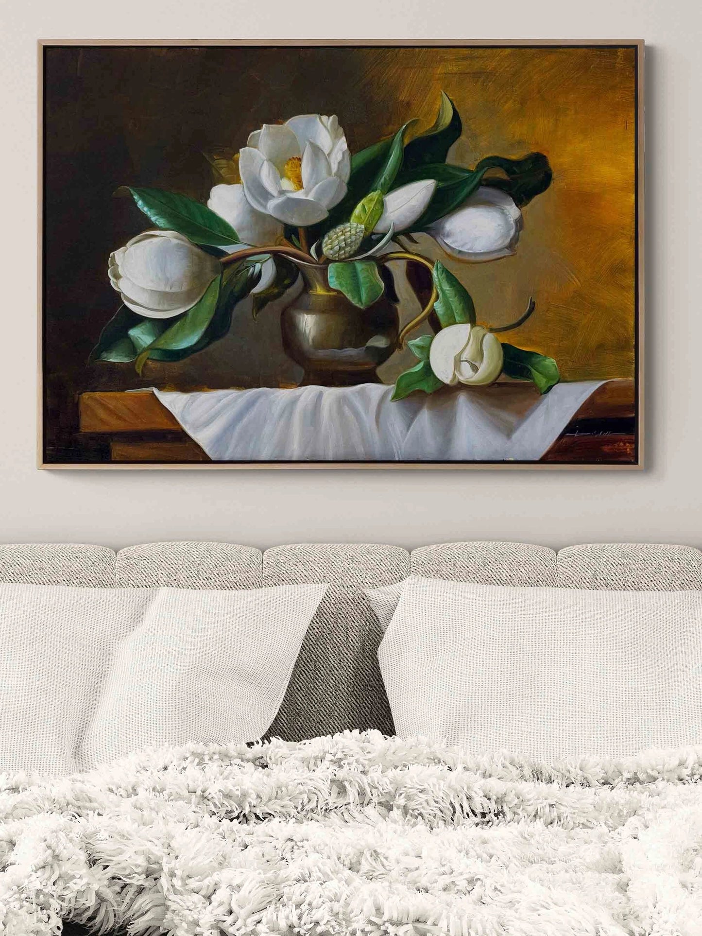 Vazoda Manolyalar Yağlı Boya Tablosu