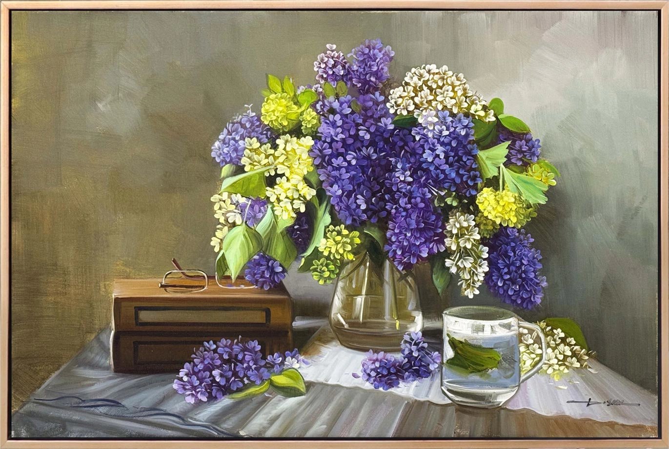 Vazoda Saflık Yağlı Boya Tablosu