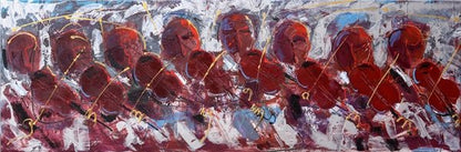 Virtüezlerin Şovu Yağlı Boya Tablosu