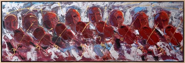 Virtüezlerin Şovu Yağlı Boya Tablosu