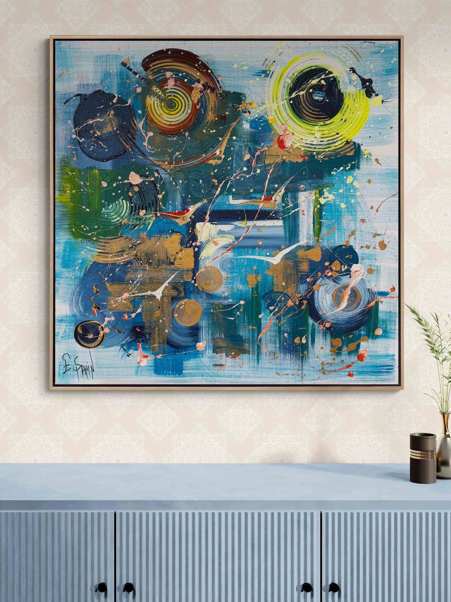 Yağmurdan Sonra Yağlı Boya Tablosu