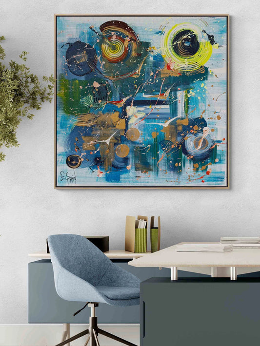 Yağmurdan Sonra Yağlı Boya Tablosu