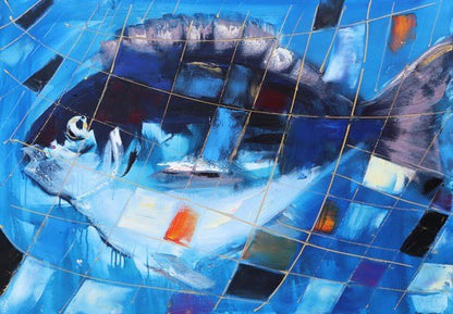 Yakalandım İşte Yağlı Boya Tablosu Simurg Sanatevi