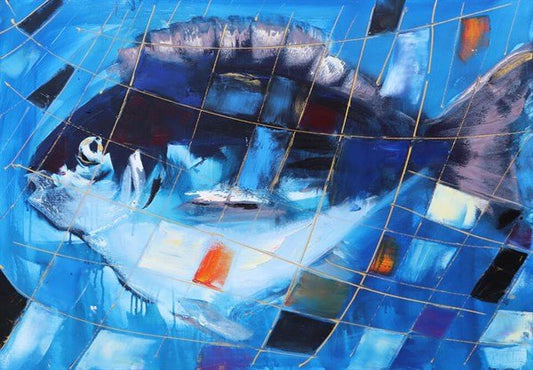 Yakalandım İşte Yağlı Boya Tablosu