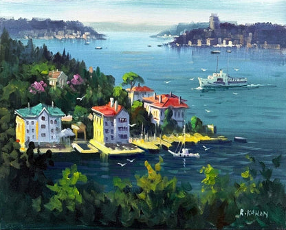 Yalıların Esintisi Yağlı Boya Tablosu