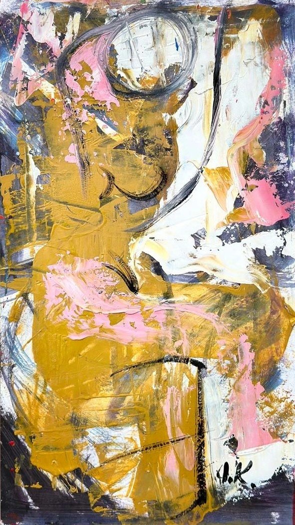 Yansıyan Işıklar Yağlı Boya Tablosu