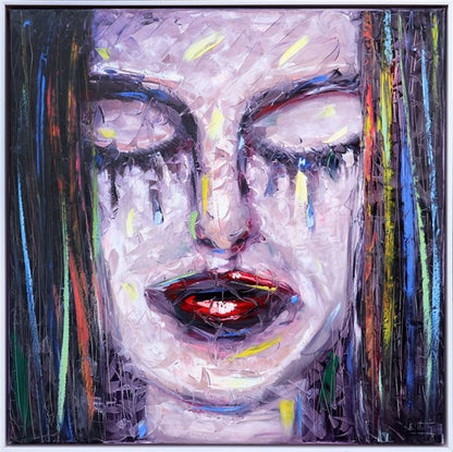 Yaşlı Gözler Yağlı Boya Tablosu