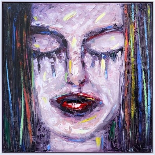 Yaşlı Gözler Yağlı Boya Tablosu