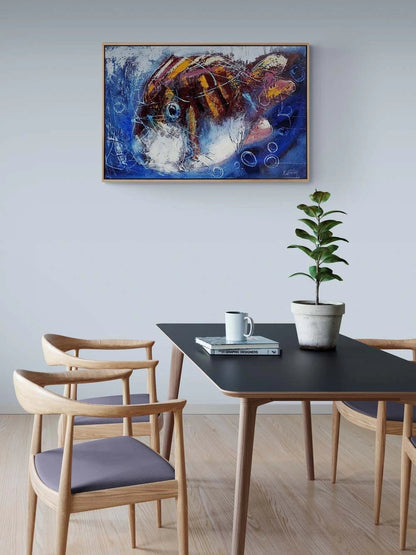 Yavru Balık Yağlı Boya Tablosu