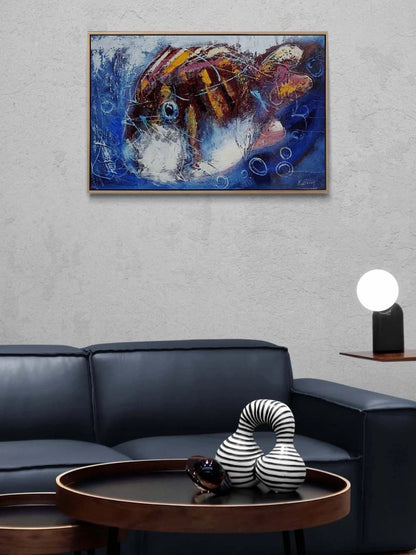 Yavru Balık Yağlı Boya Tablosu