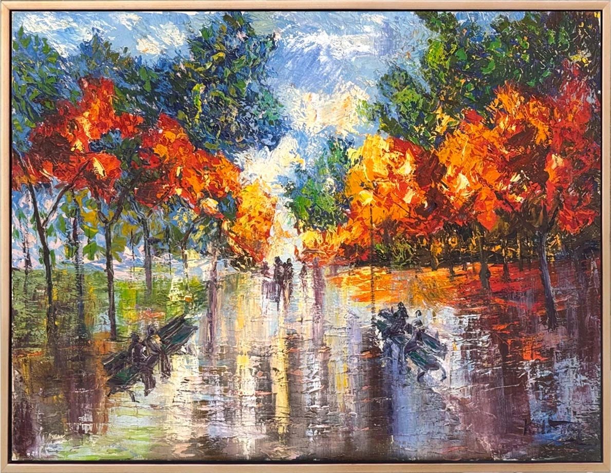 Yazdan Sonbahara Yolculuk Yağlı Boya Tablosu