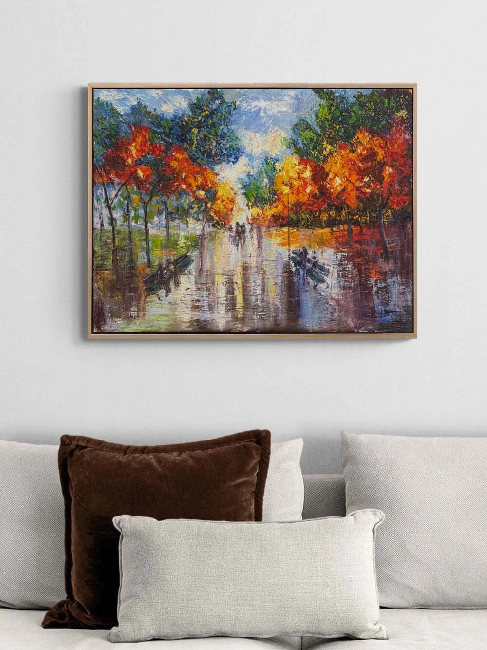 Yazdan Sonbahara Yolculuk Yağlı Boya Tablosu