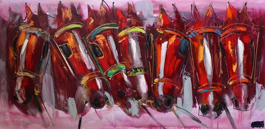 Yedi Kardeş Yağlı Boya Tablosu