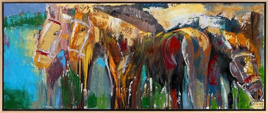 Atlar Yağlı Boya Tablosu