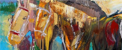 Atlar Yağlı Boya Tablosu