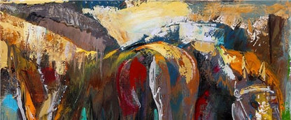 Atlar Yağlı Boya Tablosu