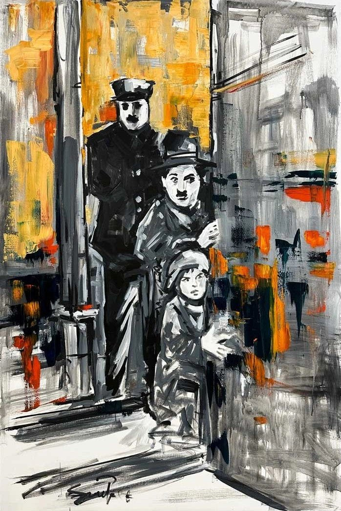 Yüzlerin Hikayesi Yağlı Boya Tablosu