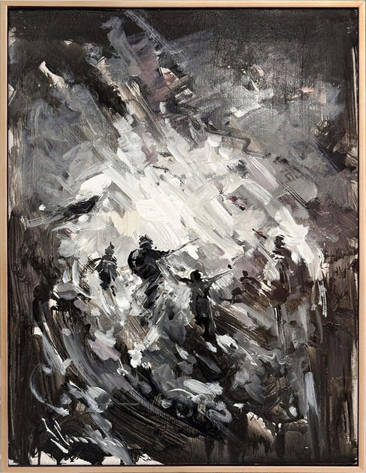 Zaferin Gölgesi Yağlı Boya Tablosu