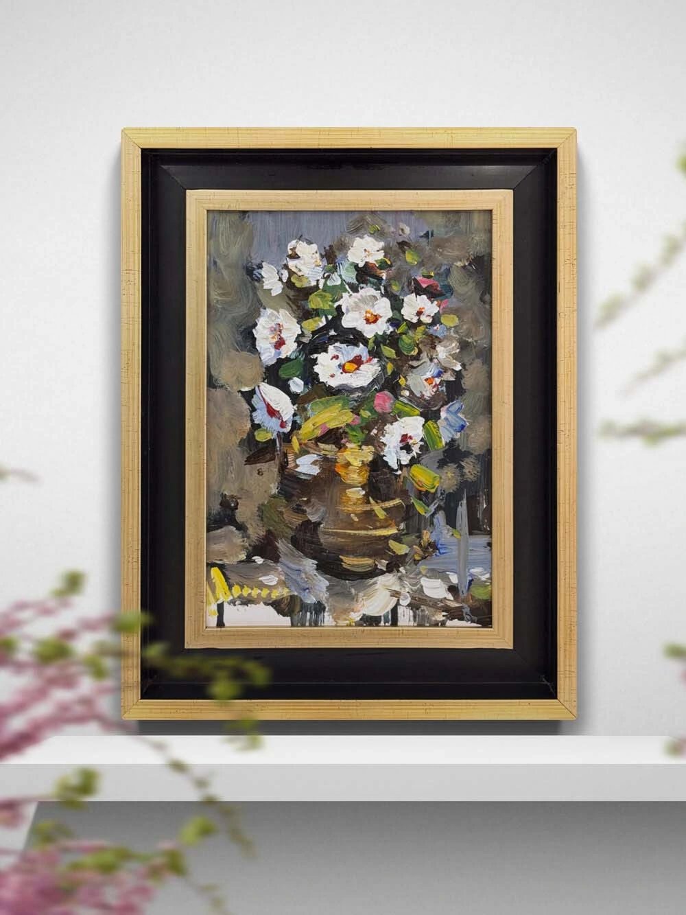 Zamanın Çiçekleri Yağlı Boya Tablosu