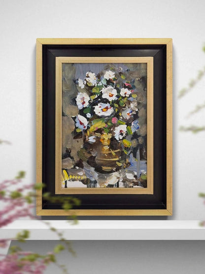 Zamanın Çiçekleri Yağlı Boya Tablosu
