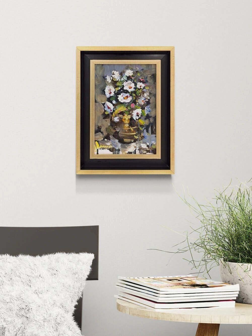 Zamanın Çiçekleri Yağlı Boya Tablosu