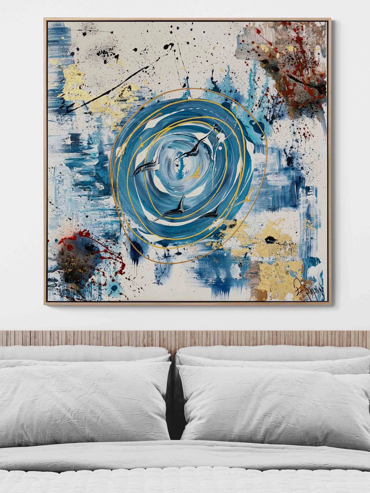 Zamanın Girdabında Yağlı Boya Tablosu