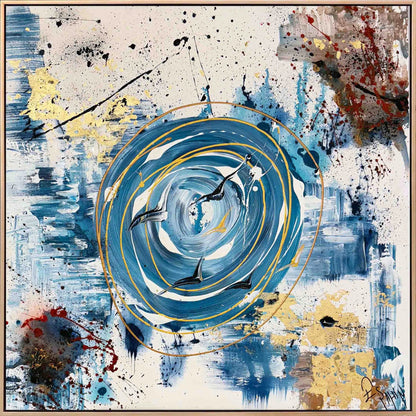 Zamanın Girdabında Yağlı Boya Tablosu