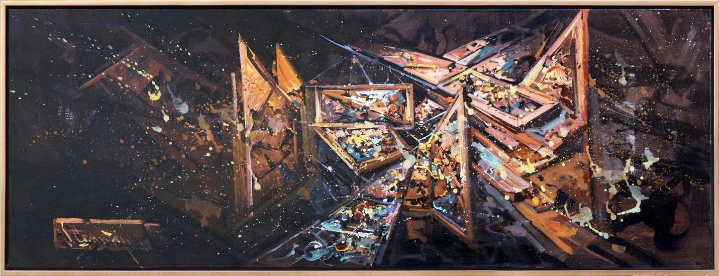 Zamanın İzleri Yağlı Boya Tablosu