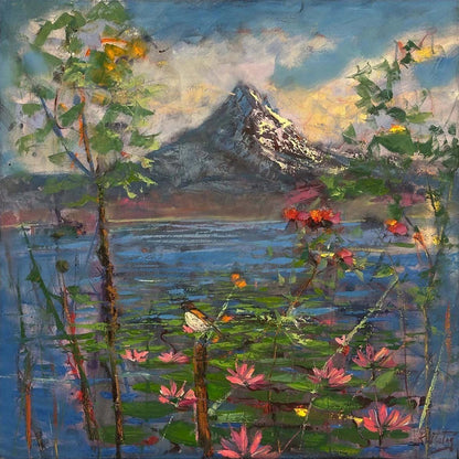 Zamanın Ötesinde Bir Orman Yağlı Boya Tablosu