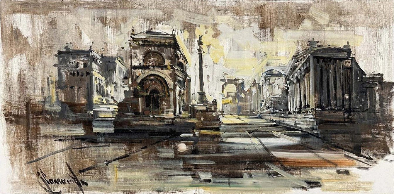 Zamanın Sessizliği Yağlı Boya Tablosu