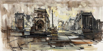 Zamanın Sessizliği Yağlı Boya Tablosu