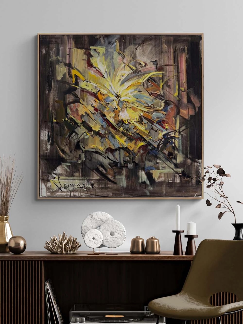 Zamansız Açılım Yağlı Boya Tablosu