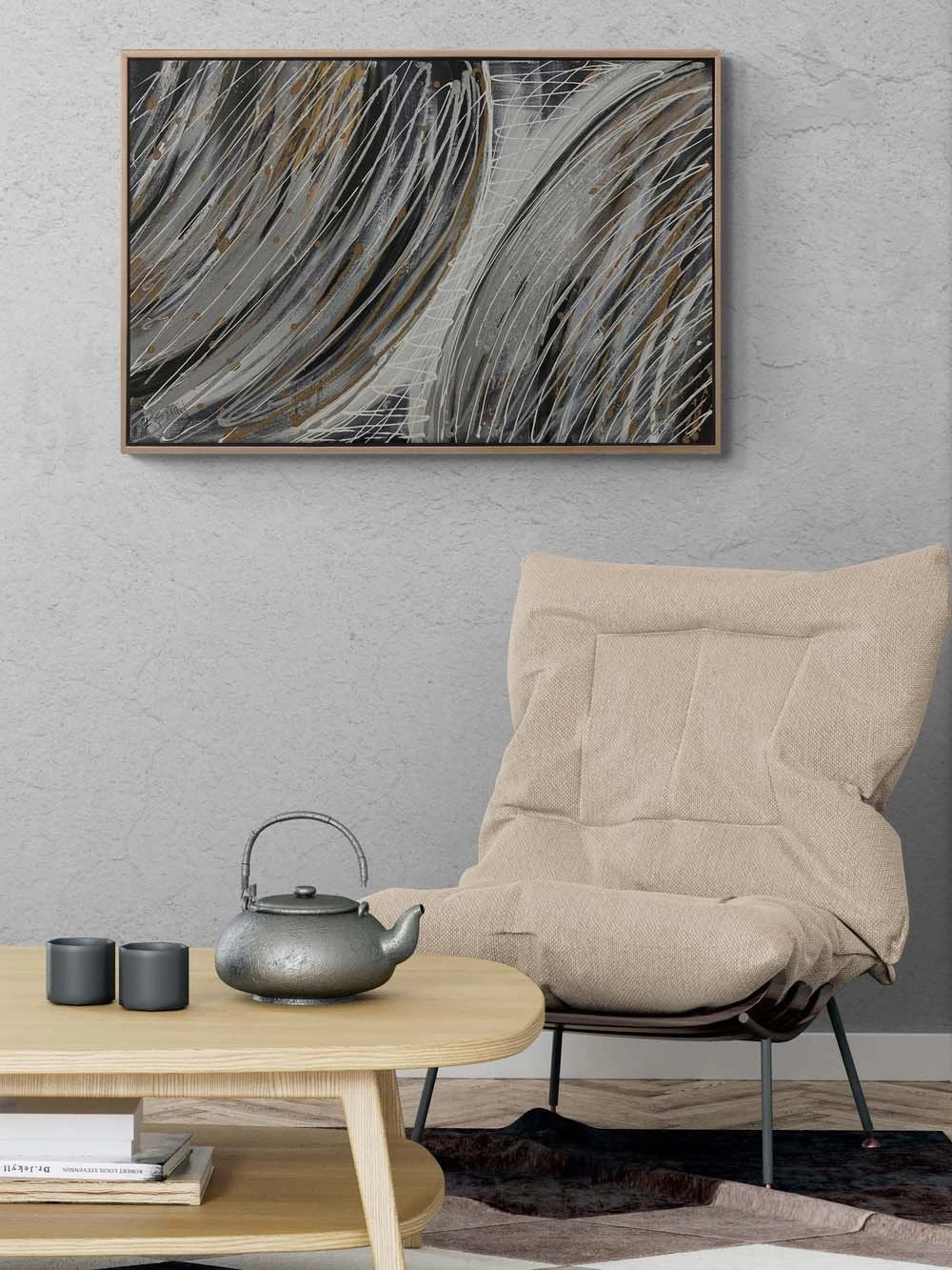 Zamansız Tınılar Yağlı Boya Tablosu