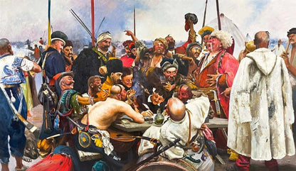 Zaporojya Kazakları Yağlı Boya Tablosu