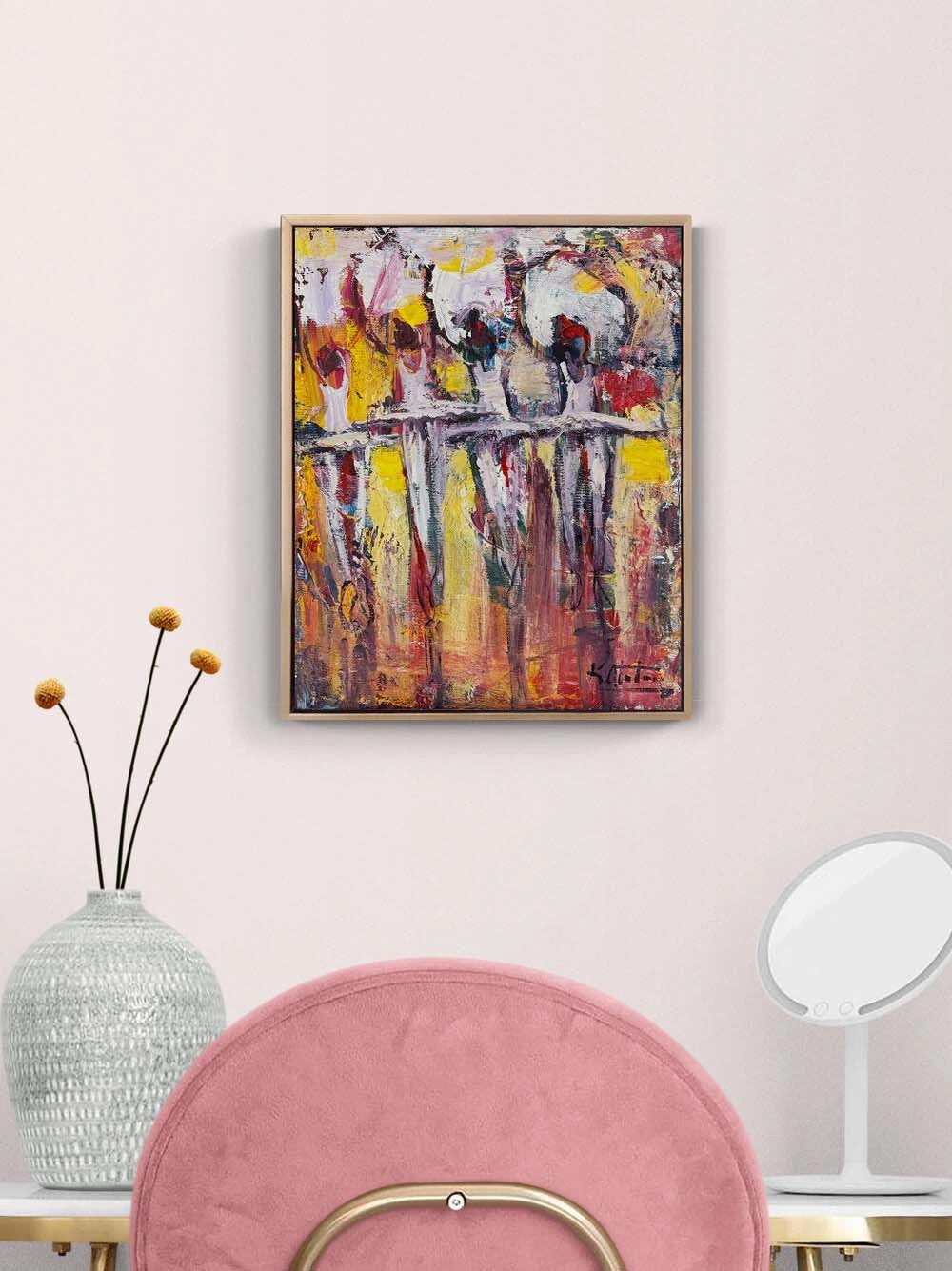 Zarafetin Direnci Yağlı Boya Tablosu