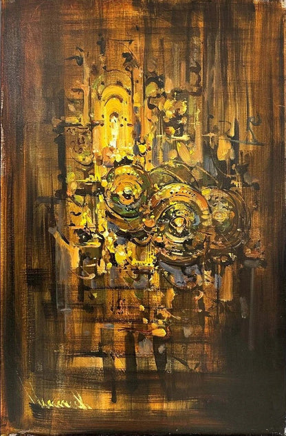 Zihnin Labirentleri Yağlı Boya Tablosu